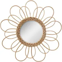 Atmosphera 38 Cm Wall Mirror Beige