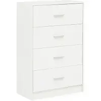 Wohnling Sideboard WL5.864 Weiß Hochglanz 60x90x30 cm Anrichte Holz Modern Schmale Schubladenkommode Esszimmer Kleiner Allzweckschrank Flur