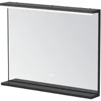 Aquabatos Beleuchteter Badspiegel 80x60x11cm, dimmbar, Anti-Beschlag-Funktion, mit Ablage