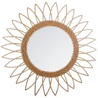 Atmosphera 50 Cm Wall Mirror Beige