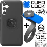 Quad Lock MAG Case Bundle Fahrrad Handy Hülle + Front Mount V3 für Galaxy A35