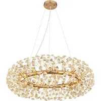 Globo Pendellampe Katrina gold Ø 80cm