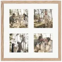 WANDStyle Galerierahmen G950 in Eiche 30 x 30 cm für 4 Bilder im Format 10 x 10 cm