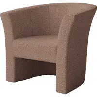 Mirjan 24 Sessel Niko Boucle, Relaxsessel, Elegant Armsessel, Fernsehsessel, Sitzmöbel (Farbe: Lambi 04)