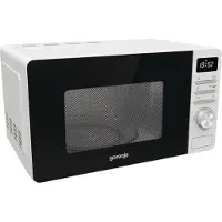 Gorenje M20XYZ MO20A3W ADVANCED LINE, Arbeitsplatte, Solo-Mikrowelle, 20 l, 800 W, Eingebautes Display, Tasten, Drehregler