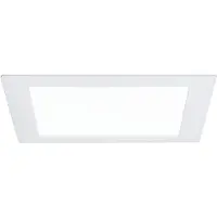 Paulmann LED Einbaupanel Premium Line Weiß matt 21x21cm IP44 8W 550lm Tageslicht 6500K kaltweiß