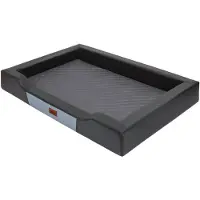 TexCorp Hundebett Deluxe L – 75×50 cm, rechteckig, wasserabweisend, , abnehmbarer Bezug, ideal für kleine Hunde