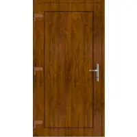 Haustuerenland.de Kunststoff Nebeneingangstür nach Maß "DIANA-Q" Golden Oak holzähnlich beidseitig außen öffnend DIN links