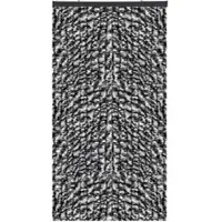 Arsvita Flauschvorhang 100x200 Unistreifen anthrazit - schwarz