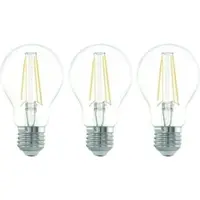 Eglo LED-Lampe A60 7W 806LM 2700K 3 STÜCK KLAR E27