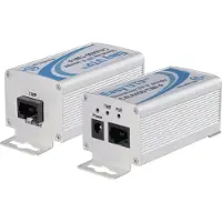 Renkforce RF-2016862 Netzwerkverlängerung 2-Draht Reichweite (max.): 500 m 2 St. 100 MBit/s mit PoE-Funktion