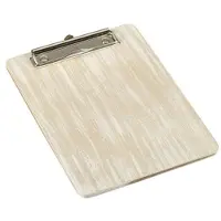 Genware White Wash Wooden Menu Clipboard A5 18,5x24,5x0,6 Cm