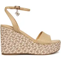 GUESS Damen Klassische Sandalen FLJERLELE04NATU Farbe: Beige Größe: 39