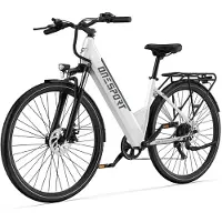 ONESPORT E-Bike Cityrad 250W 44N·m 468Wh 110km 13Ah 27,8kg Shimano 7G 30° 0-3Lvl 7 Gang, Kettenschaltung, Heckmotor, 468 Wh
