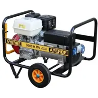 MAESTRO FERRETERO Benzin Stromerzeuger 9500 W MN mit Elektrostart und Honda GX-390 Motor