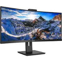Philips P Line 346P1CRH/00, 86,4 cm (34"), 3440 x 1440 Pixel, UltraWide Quad HD, LED, 4 ms, Schwarz