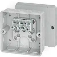 Hensel DE 9345, Polystyrene, Grau, IP55, 98 mm, 52 mm, 98 mm