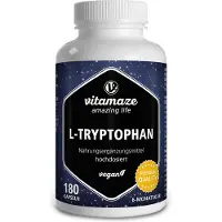 Vitamaze GmbH L-Tryptophan 500 mg hochdosiert vegan Kapseln 180 St