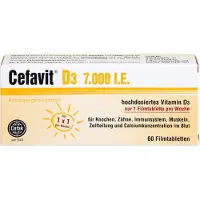 Cefak KG Cefavit D3 7.000 I.E. Filmtabletten, 60 St. Tabletten