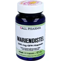 Hecht Pharma GmbH Geschäftsbereich Handelsware GALL PHARMA Mariendistel 500 mg GPH Kapseln, 30 St. Kapseln