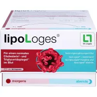 Dr. Loges + Co. GmbH lipoLoges Kapseln zur Unterstützung eines normalen Cholesterin- und Triglyceridspiegel im Blut, 180 St. Kapseln