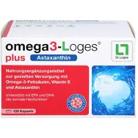 Dr. Loges + Co. GmbH omega3-Loges plus Astaxanthin Kapseln, 120 St. Kapseln