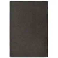 Karat Teppich "London" - Flacher Schlingenflor - Dunkelbraun / 80 x 300 cm