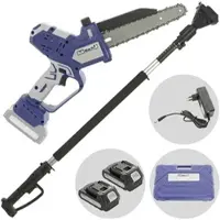 BullMach AION 20 - Hochentaster - Akku-Astkettensäge + Teleskopschaft 130-200 cm - 2x21V 2Ah