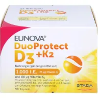 STADA Consumer Health Deutschland GmbH EUNOVA DuoProtect D3+K2 1000 I.E. / 80 µg Kapseln, 90 St. Kapseln
