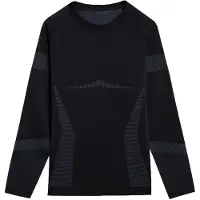 4F Thermoaktives Damen-Sweatshirt F113 tiefschwarz 4FAW23USEAF113 20S M/L