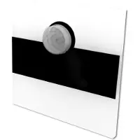 Skinder Electric Nachtlicht - Treppenbeleuchtung - 230V IP20 - mit Bewegungsmelder - Schwarz - Acrylglas - LED-Glühbirne G4 Neutralweiß 4000K im Set