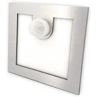 Skinder Electric Wandleuchte - Treppenbeleuchtung - 230V IP20 - mit Bewegungsmelder - Silber - LED-Glühbirne G4 Neutralweiß 4000K im Set