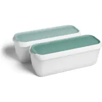 Springlane 2er-Set Eisbehälter für Speiseeis 1 L, Aufbewahrungsbehälter, Gefrierdosen, Eis-Container BPA-frei in Lebensmittelqualität