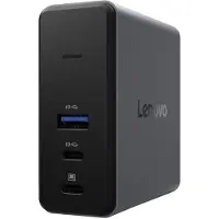 Lenovo X9 Charging GaN Dock, Kabelgebunden, USB 3.2 Gen 2 (3.1 Gen 2) Type-C, 60 W, Grau, MicroSD (TransFlash), 3840 x 2160 Pixel