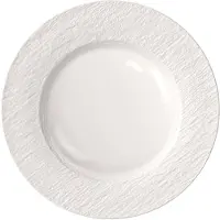 Villeroy & Boch Speiseteller "Speiseteller Manufacture Ice ø 27,1 cm weiß" Spülmaschinenfest, Mikrowellensicher