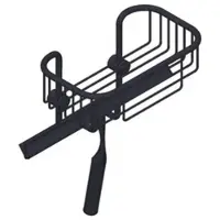 Giese Dusch 1 Duschkorb 30226-14 mit Abzieher, schwarz matt