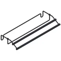 Giese Handtuchtrockner 30507-14 für Heizkörper, B:580 mm, schwarz matt
