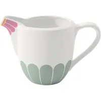 Villeroy & Boch Milchbehälter "Milchkännchen Fleur Couleur 210 ml bunt", bunt, B:7,8cm H:9,1cm T:13,6cm, Milchbehälter, Milchbehälter, Spülmaschinenfest, Mikrowellensicher