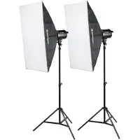 Bresser BRM-300AM Studio Blitzlichtset 2x 300W