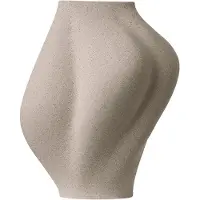 AYTM Vase Saltare, 35 cm, taupe, Keramik - , Saltare, Grau, Keramik