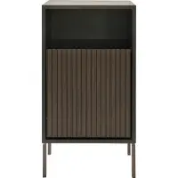 Vipp Vipp672 Beistelltisch, holz dunkel, Höhe 60 cm, Eiche - , Vipp672, Holz, für Wohnzimmer, Holz, Design