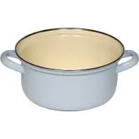 Riess Kasserolle mit Chromrand 18 cm 1,50 l 0279-006 blau