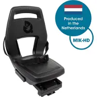 Qibbel 6+ Junior MIK HD Kinderfahrradsitz ab 6 Jahre Kindersitz E-Bike geeignet Gepäckträgersitz : midnight black