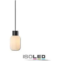 ISOLED Pendelleuchte, white Glas, schmal, E27, 50-300cm, exkl. Baldachin