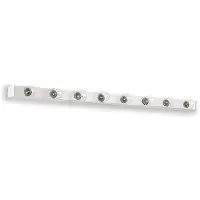 Ideal Lux Prive' Moderne Metall Wandleuchte Weiß 8 Lichter E14