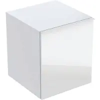 Geberit Seitenschrank Acanto 1 La., 1 I-Lade, B 46cm, w hgl / we. gl