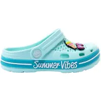 Coqui - "Lindo" Clogs für Kinder PP15391 (24 EU - 24,5 EU) (Blau)