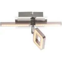 Globo Lighting Globo Salloa LED Strahler Chrom Nickel matt, 1xLED; 56112-1