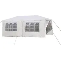 Kondela Gartenzelt Typ Tekno 2 300x600 cm - Weiß