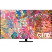 Samsung Series 8 QE50Q80B, 127 cm (50"), 3840 x 2160 Pixel, QLED, Smart-TV, WLAN, Karbon, Silber
